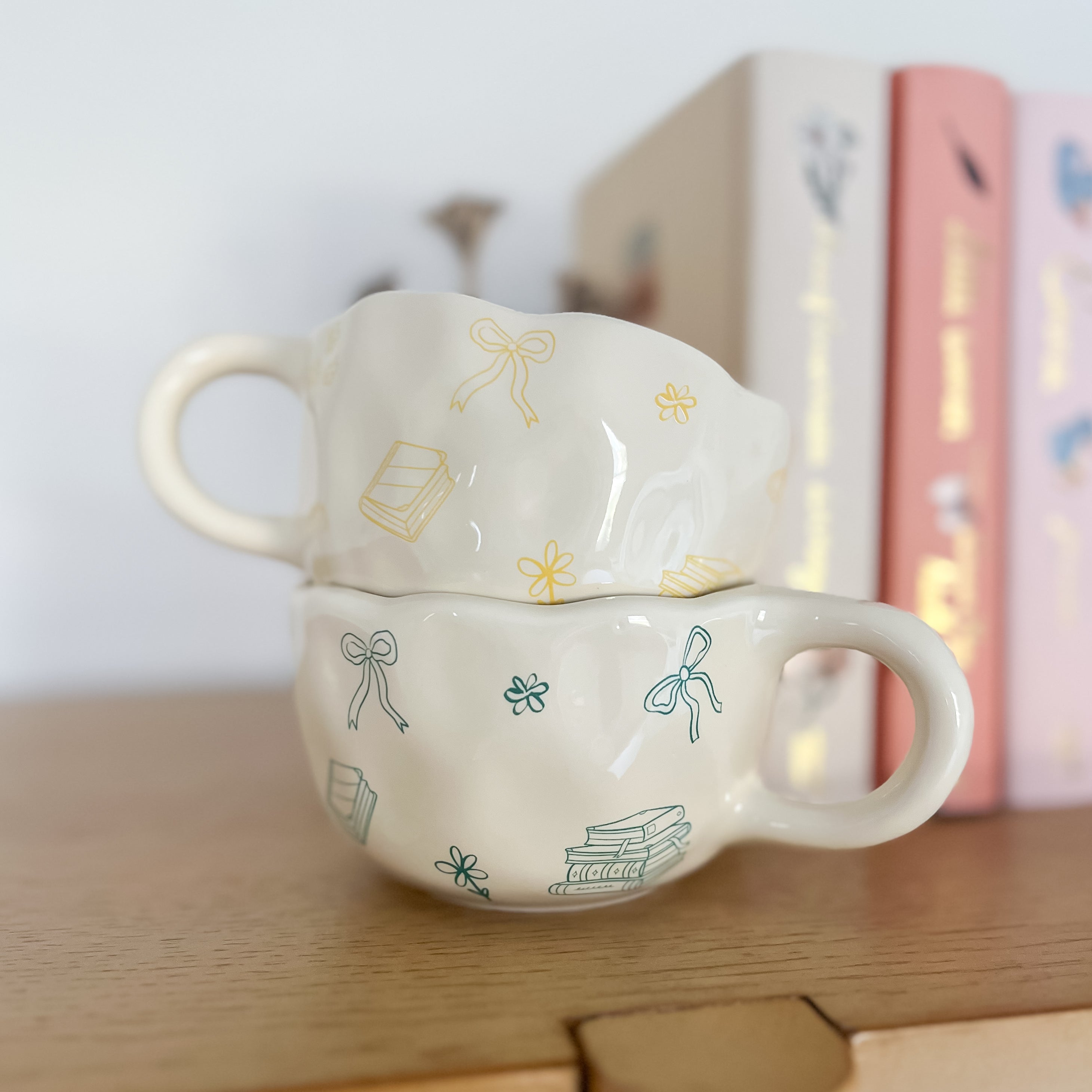 Bows and Books Mug
