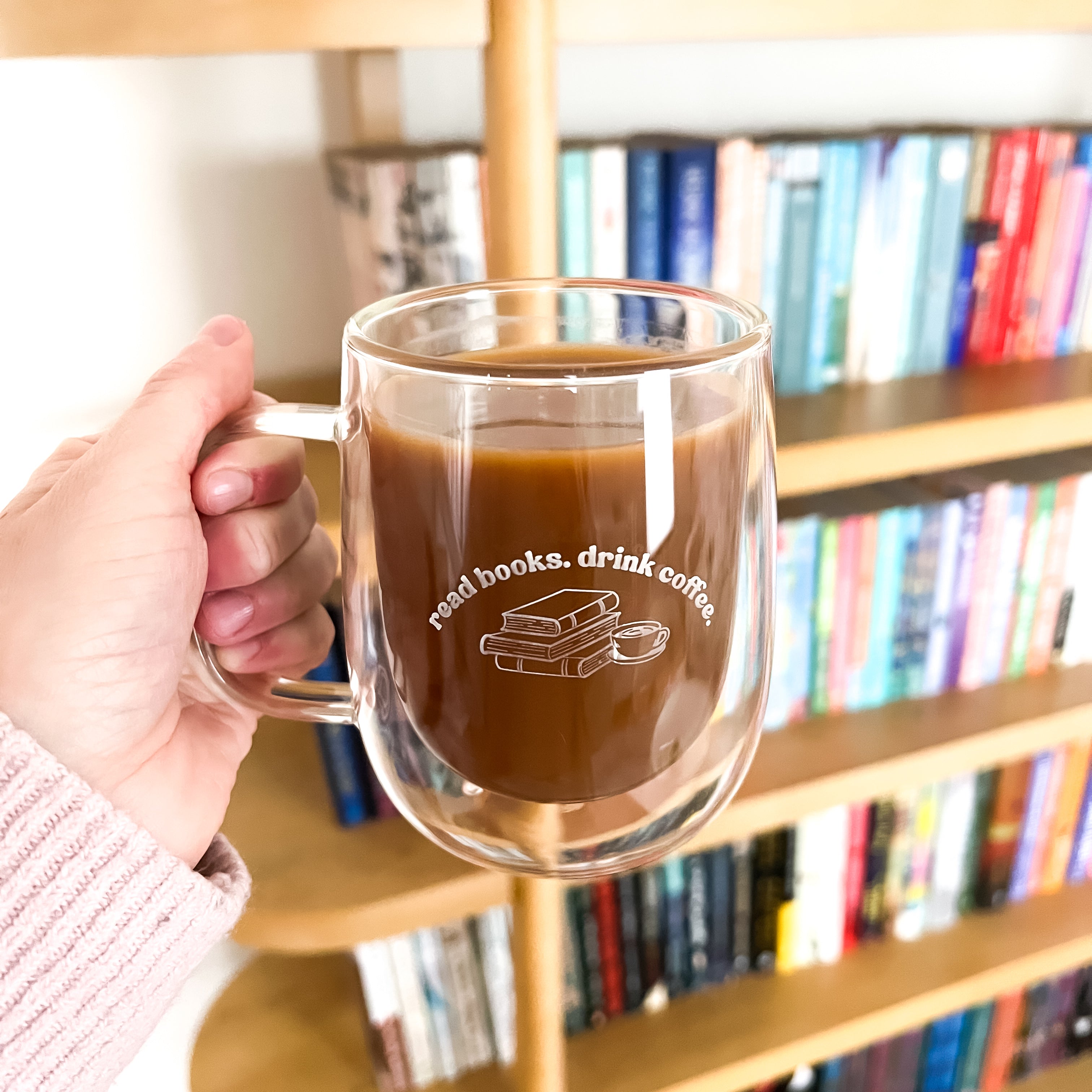 2 pack! Read Books Drink Coffee Mug