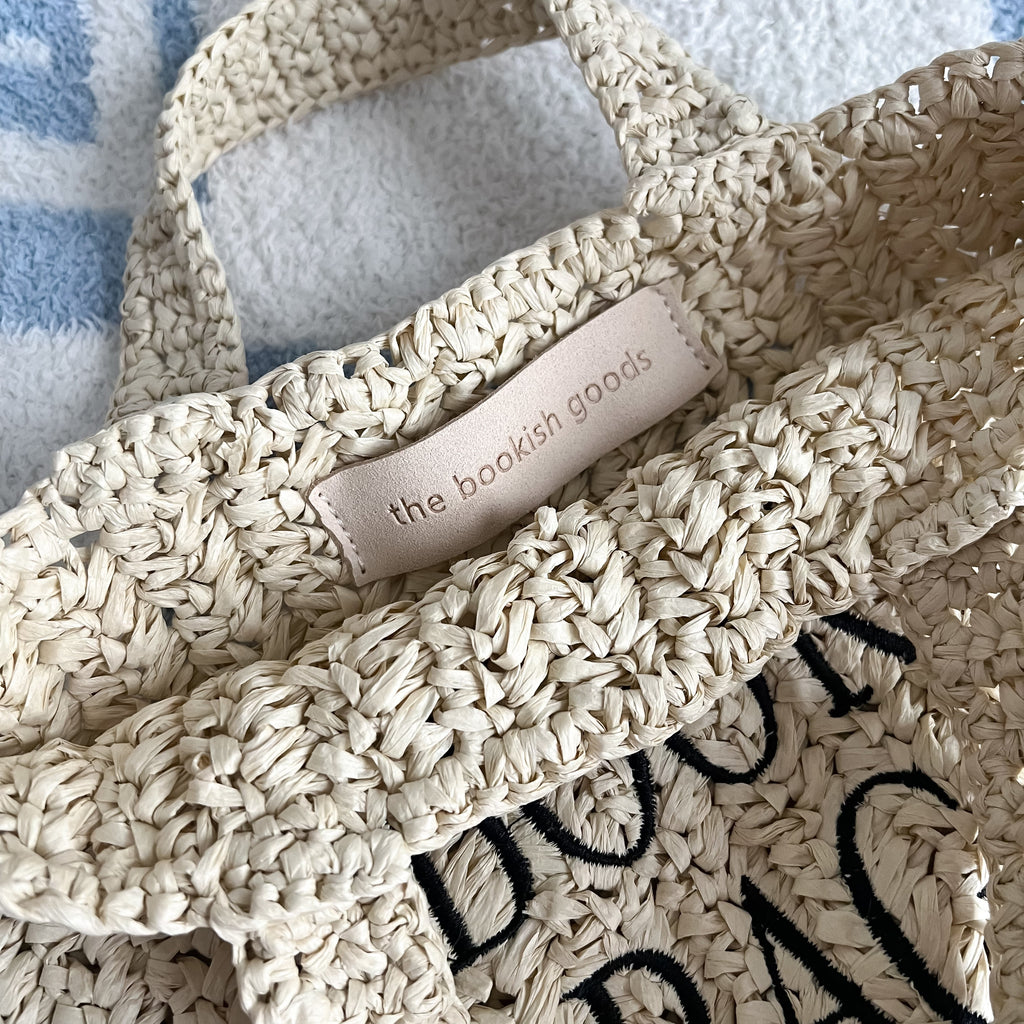 Straw Book Bag