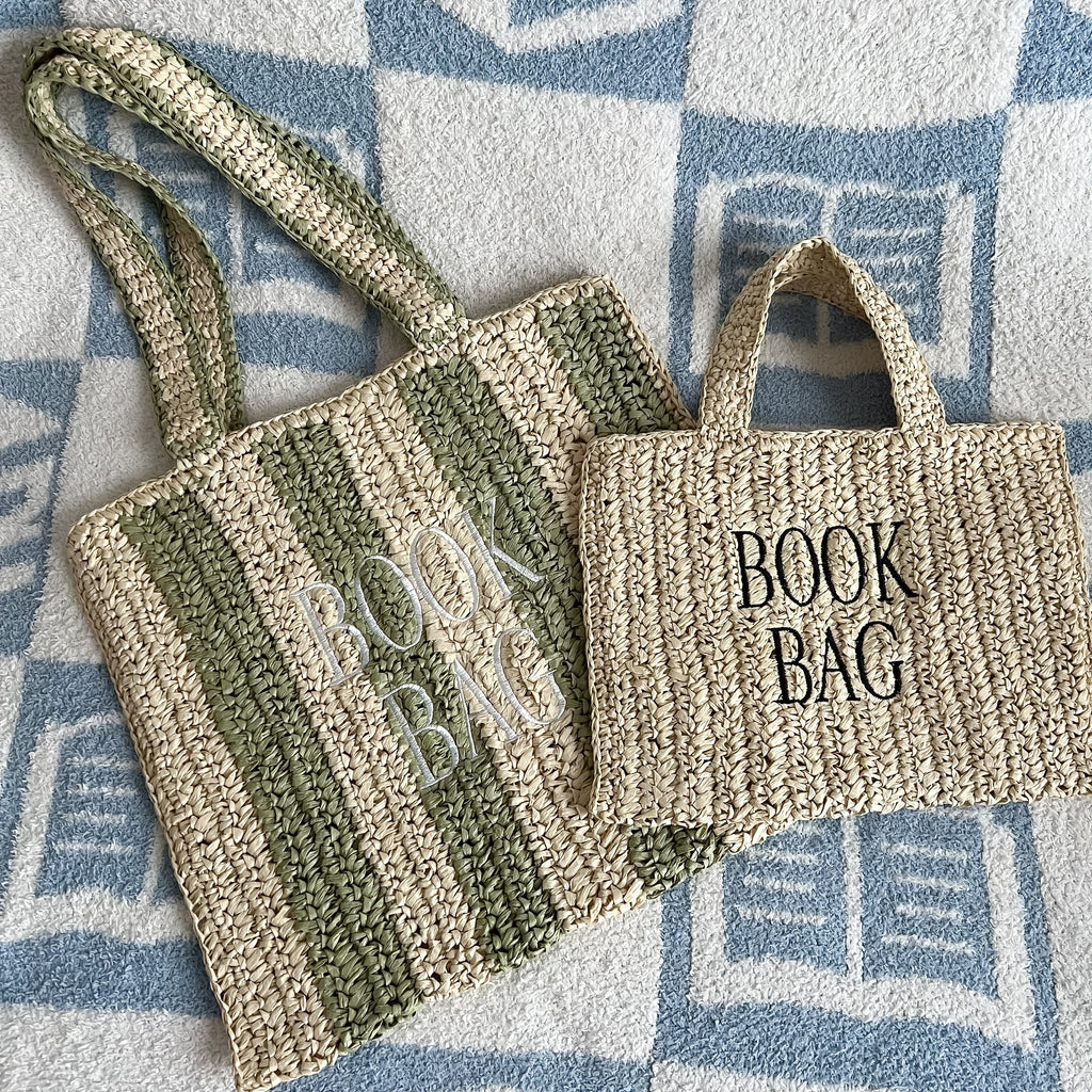Straw Book Bag