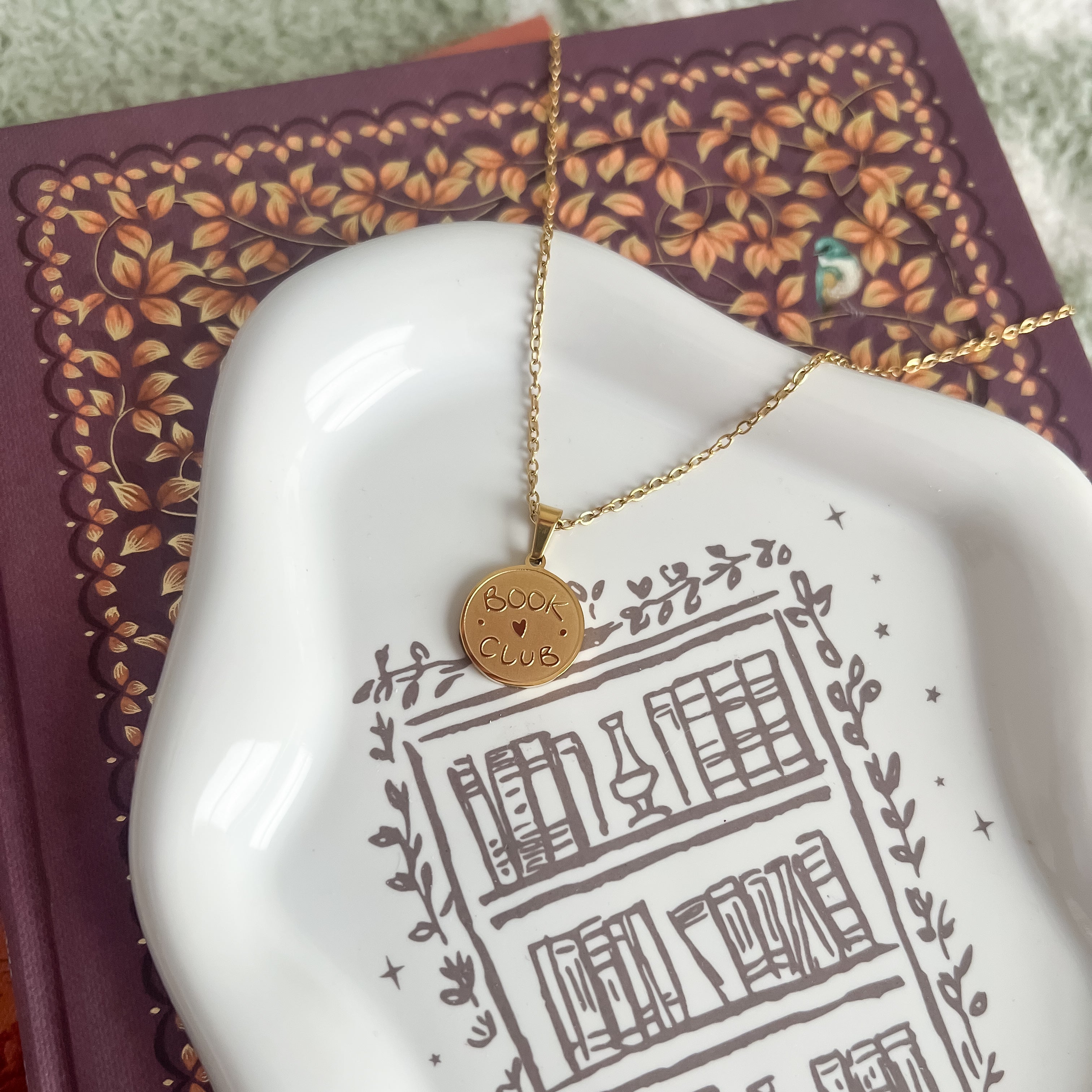 Reader's Club Necklace