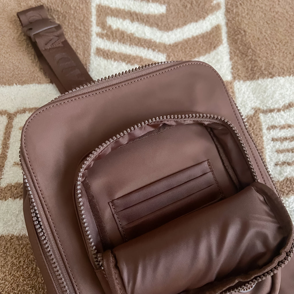 The Reader's Crossbody - Chocolate
