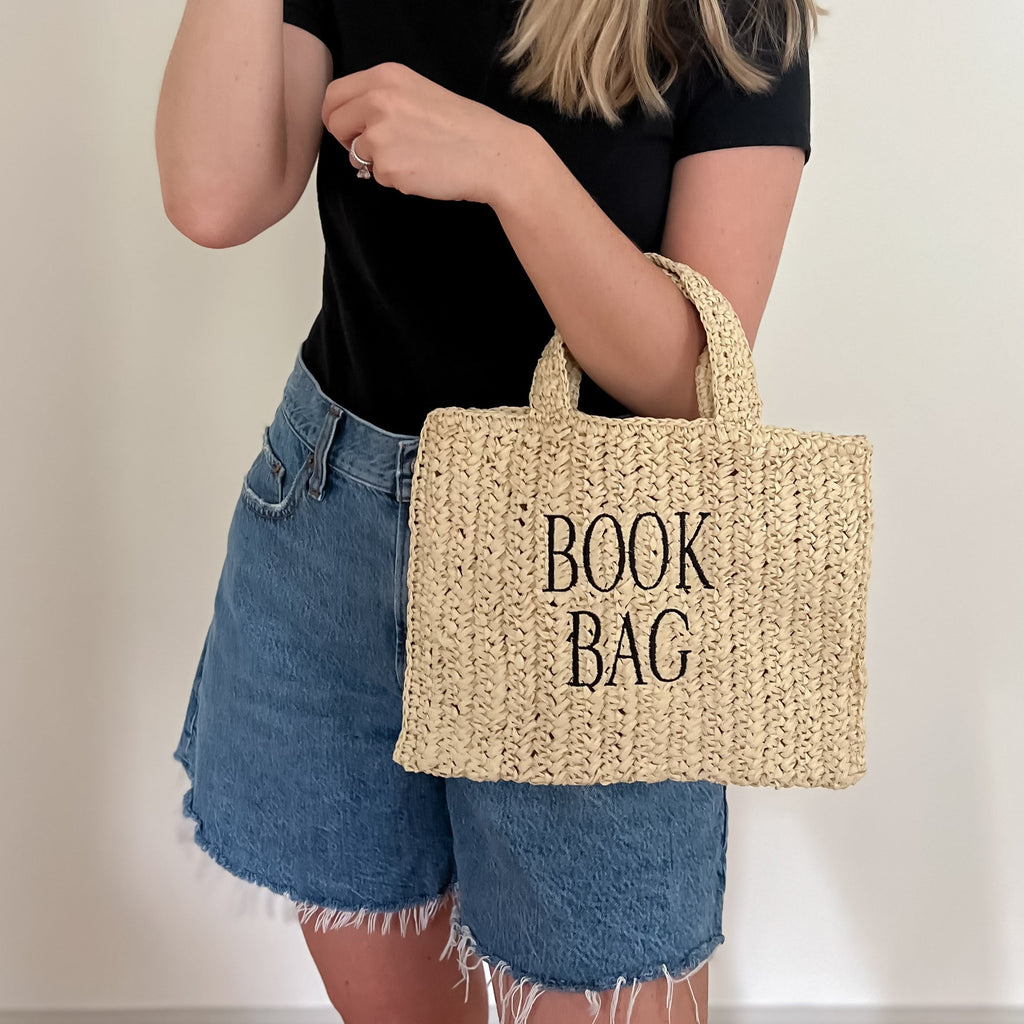 Straw Book Bag