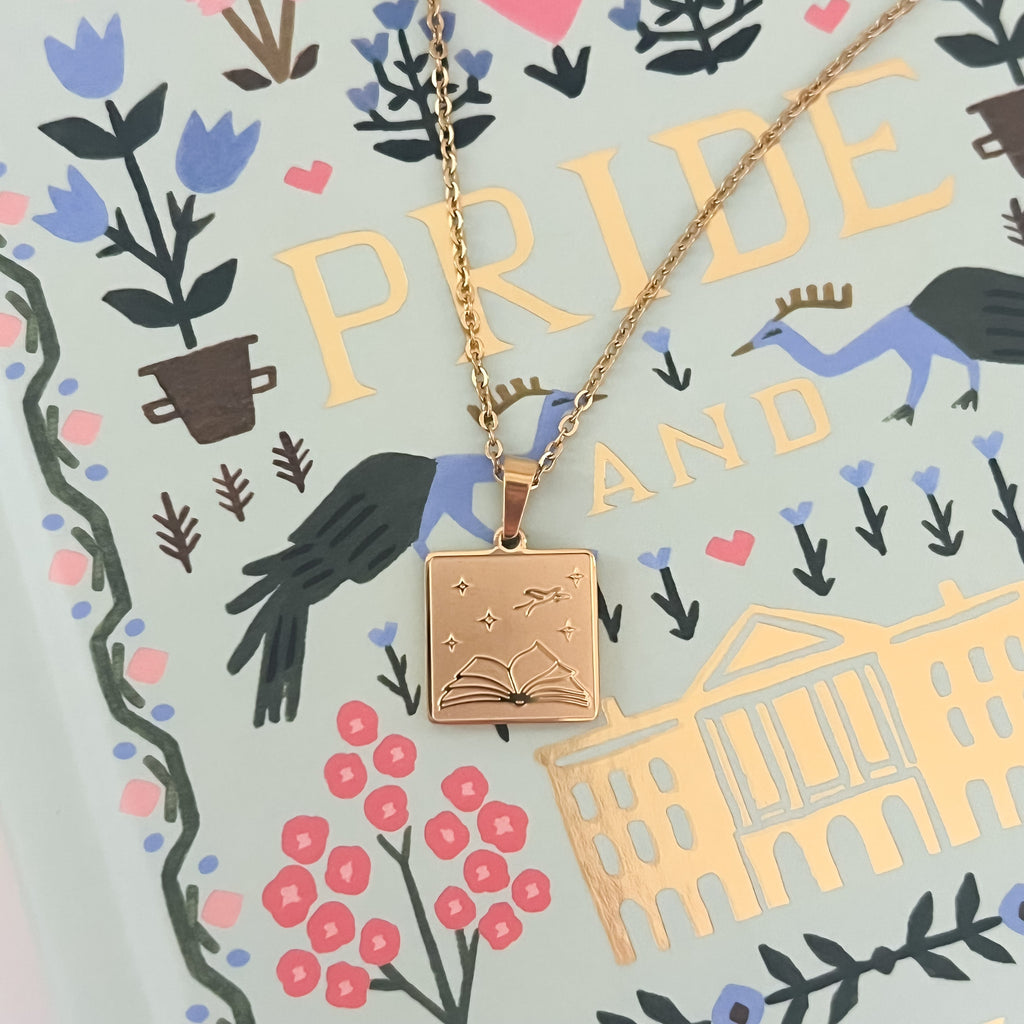 Birds & Books Necklace