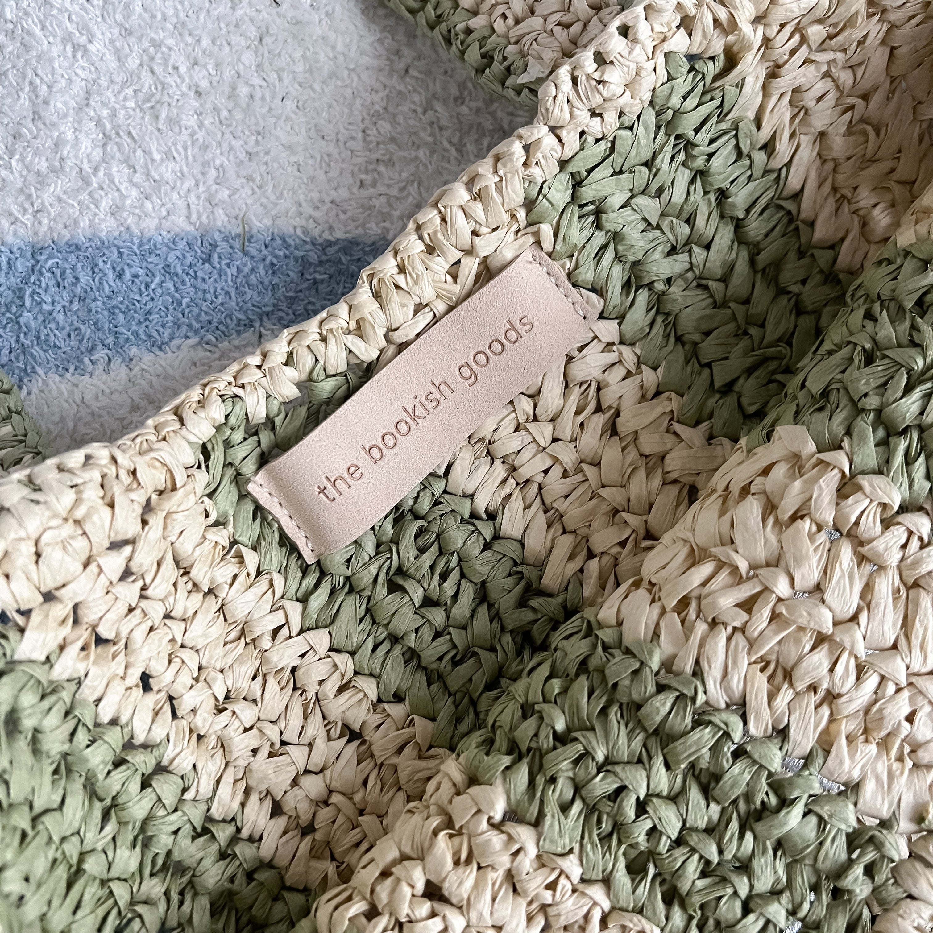 Straw Book Bag