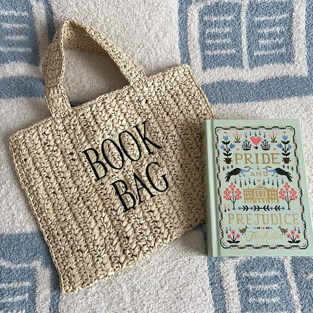 Straw Book Bag