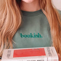 Bookish. Embroidered Sweatshirt - Green