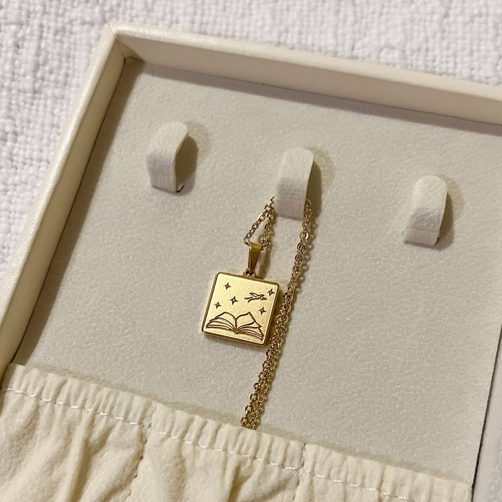 Birds & Books Necklace